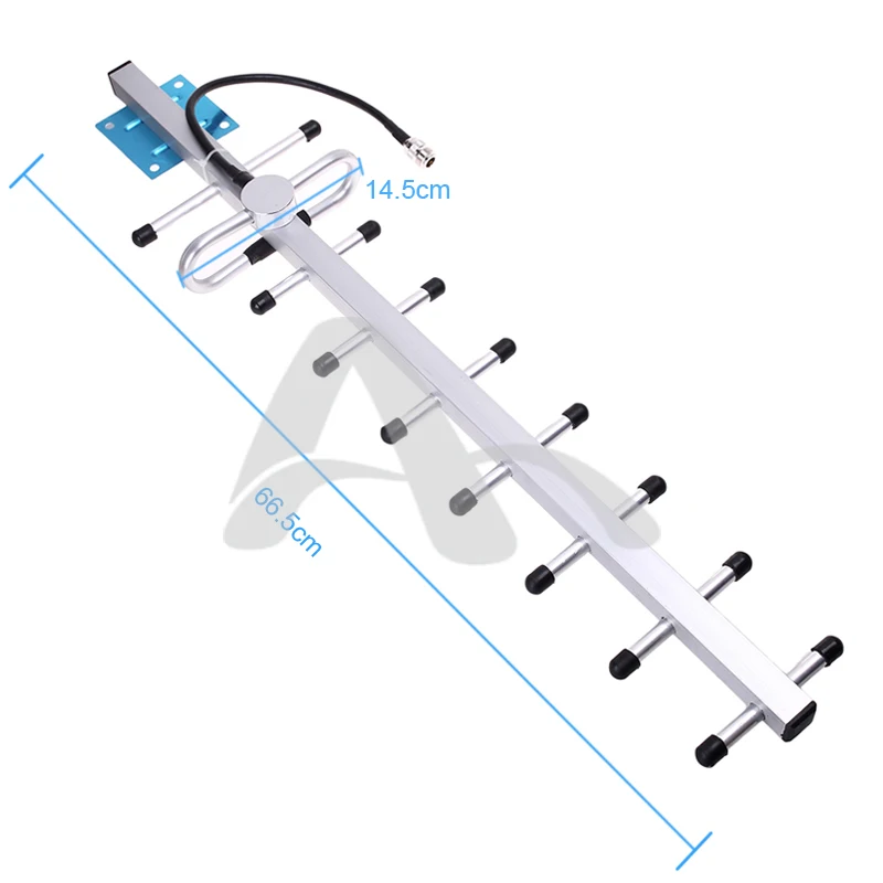 Наружная антенна 13dBi Yagi антенна внешняя антенна CDMA850Mhz GSM двухдиапазонная антенна с N female для мобильного ретранслятора сигнала