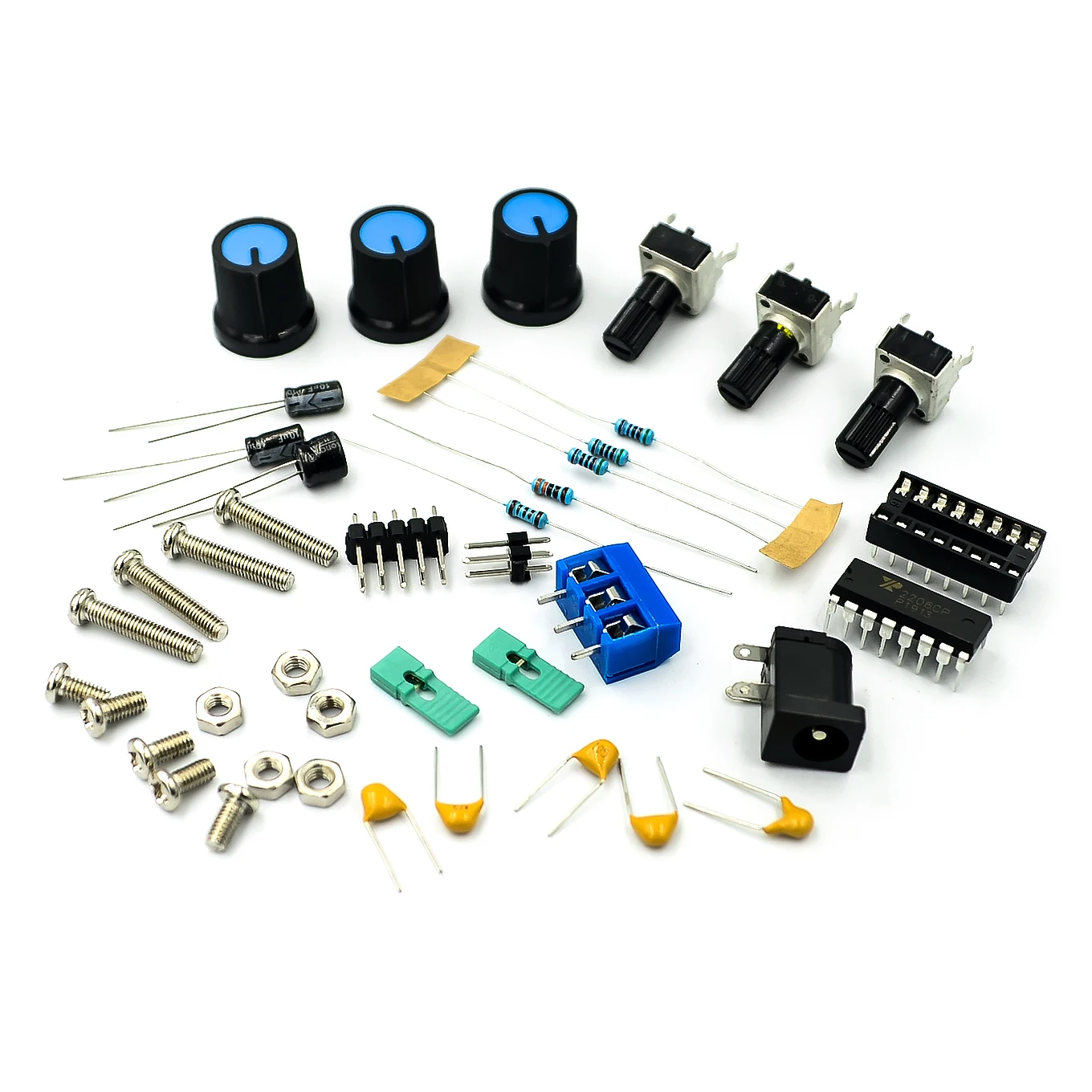 Universal Function Signal Generator DIY Kit with Adjustable Frequency and Amplitude