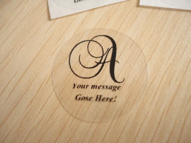 90 pcs 1 2 inches personalized initial letter monogram circle