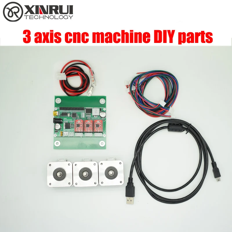 

Diy 3-axis cnc machine parts,laser engraver control board,GRBL control board+3 pieces step motor,Pcb Mill Engraver parts