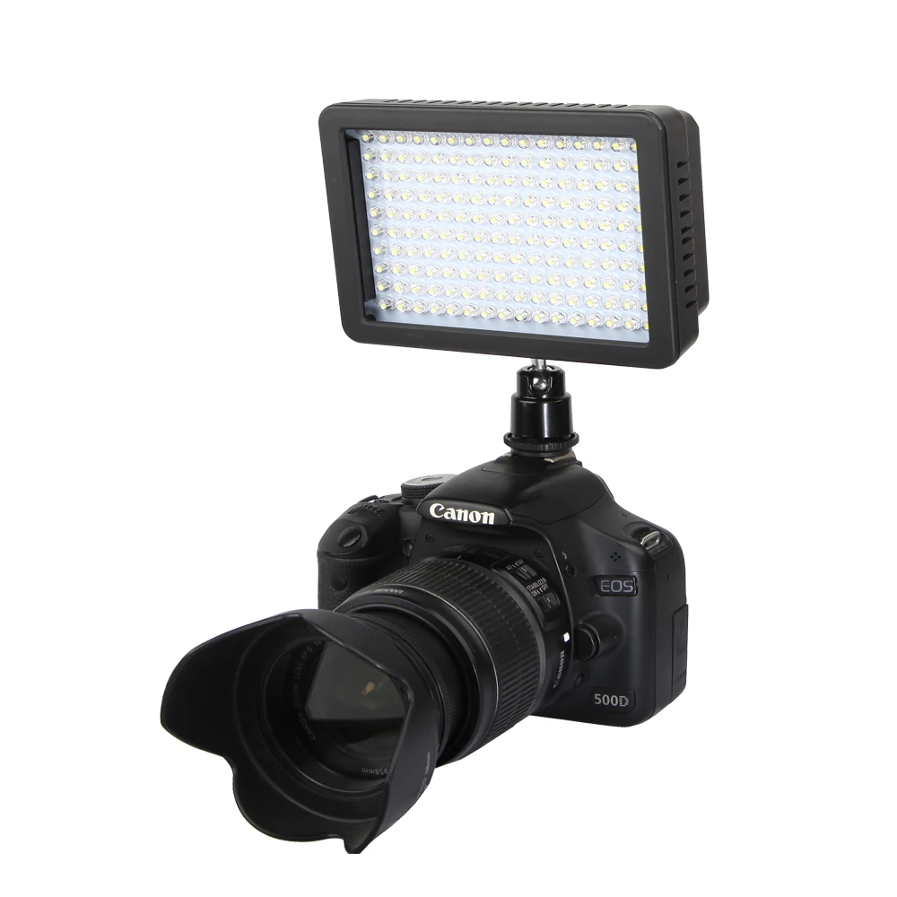 Горячая распродажа, W160 лампа студийного освещения для камер Canon, Nikon, Pentax DSLR, 1280Lux, 5600 К/3200 К