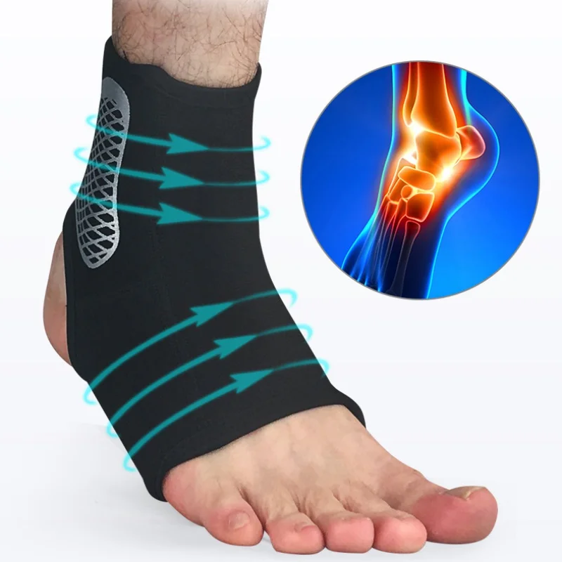 Фитнес фиксатор лодыжки Поддержка ноги Sprain Guard защитный ремень ММА ноги Муай Тай Бокс Баскетбол Футбол тренажерный зал Спорт