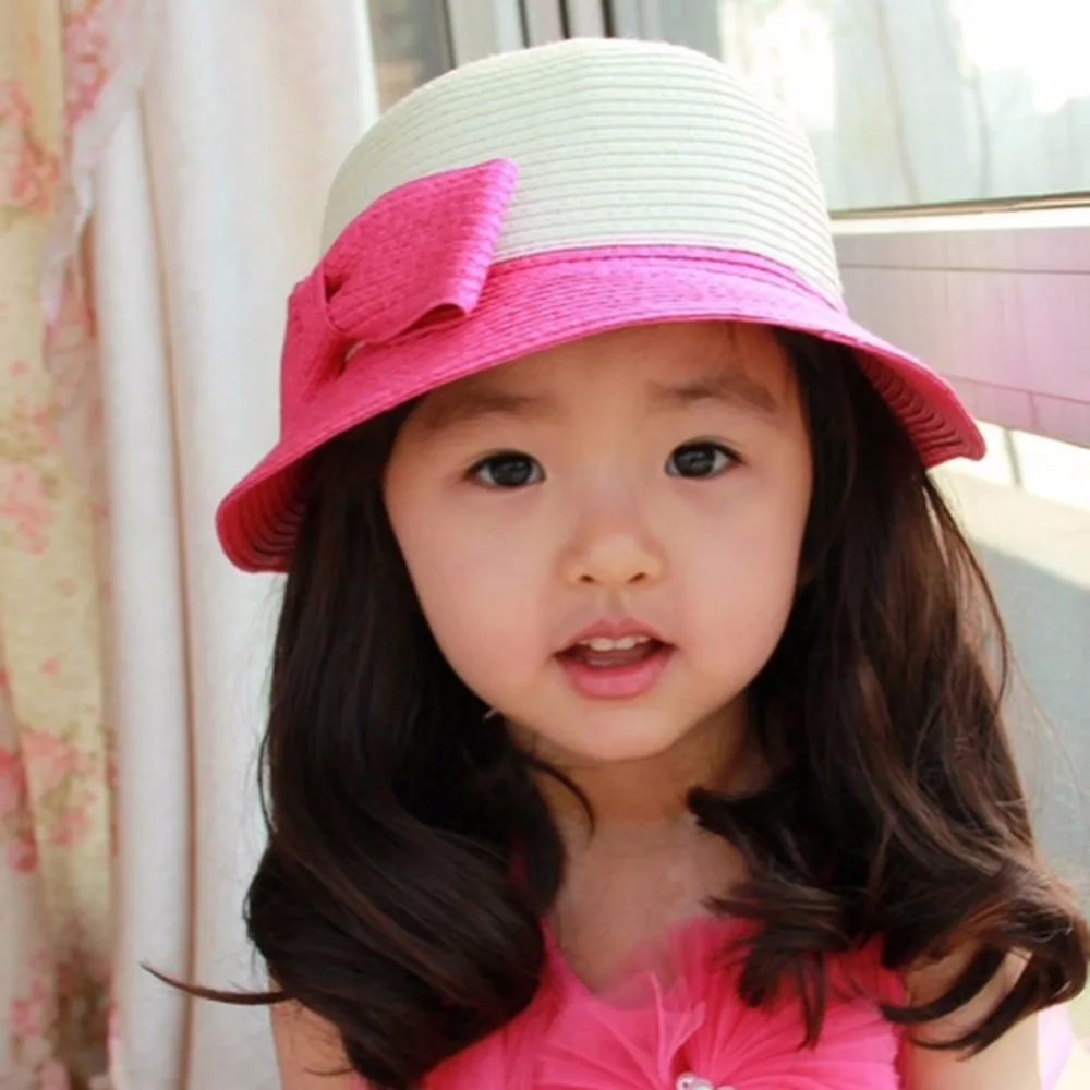 Casual Kids Girls Sun Hat New Arrival Toddler Girls Summer Beach Bucket