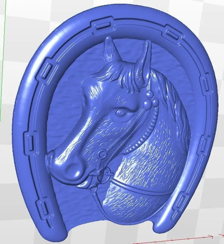 Рельеф для ЧПУ в формате STL artcam Модель 3d horse_18|for cnc|3d model reliefcnc relief |