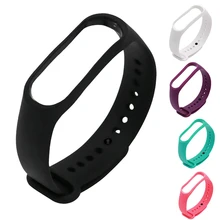 Silicone Wrist Strap for Xiaomi Mi Band 3 Strap Wristband for M3 Miband 3 Straps