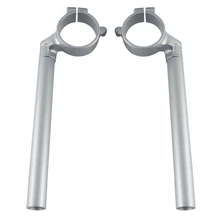 Серебряная ручка бар клип на бары для SUZUKI GSXR1000 2005-2008 2006 2007 Аксессуары для мотоциклов