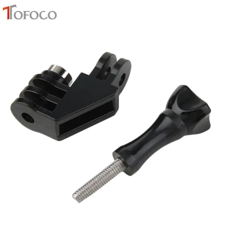 TOFOCO Black 90-stupňový směrový konektor pro GoPro Hero 4/3 + / 3/2/1 2017 Nový příjezd