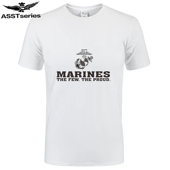 

Army T-shirt Men Men's Military Style T Shirt Marine Print Tshirt For Men Plus Size White Tee Shirt Homme Camisetas Hombre.BB08