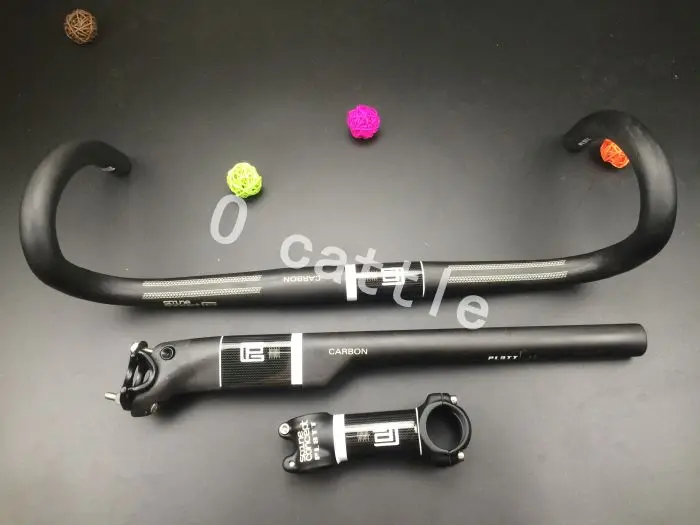 2017 PLATT P Seatpost New Custom Full Carbon Bicycle Handlebar Carbon Handlebar And Stem Road 400
