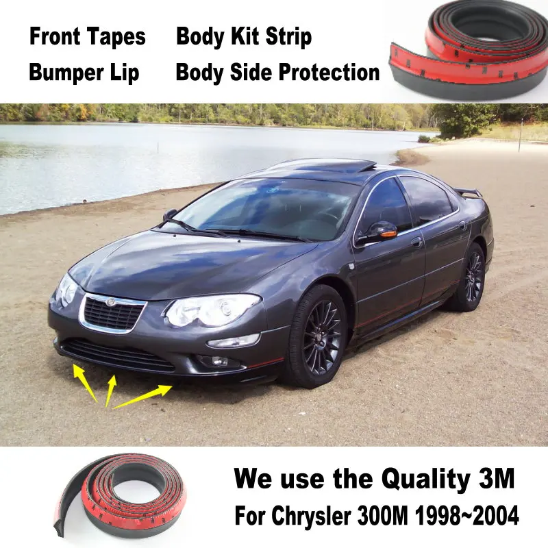 

For Chrysler 300 300C 300M For Lancia Thema Car Bumper Lips / Spoiler Body Kit Strip Front Tapes / Body Chassis Side Protection