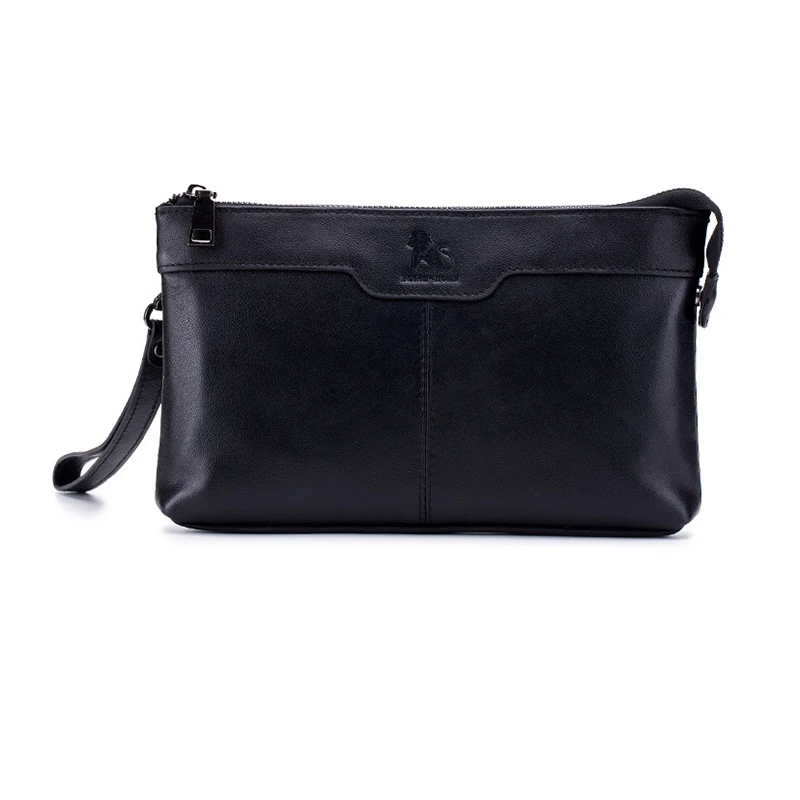 Top handle bag fashion Handbags men&#39;s genuine leather Purse men clutch bag soft leather casual ...