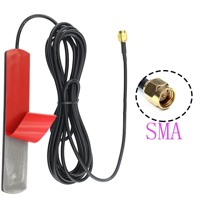 Dlenp 3dbi GSM антенна патч Антенна 824 960 МГц 1710 1990 SMA разъем RG174 2 5 м кабель для Gsm