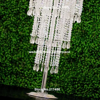 

feather flower stand Ostrich feather decoration wedding centerpieces
