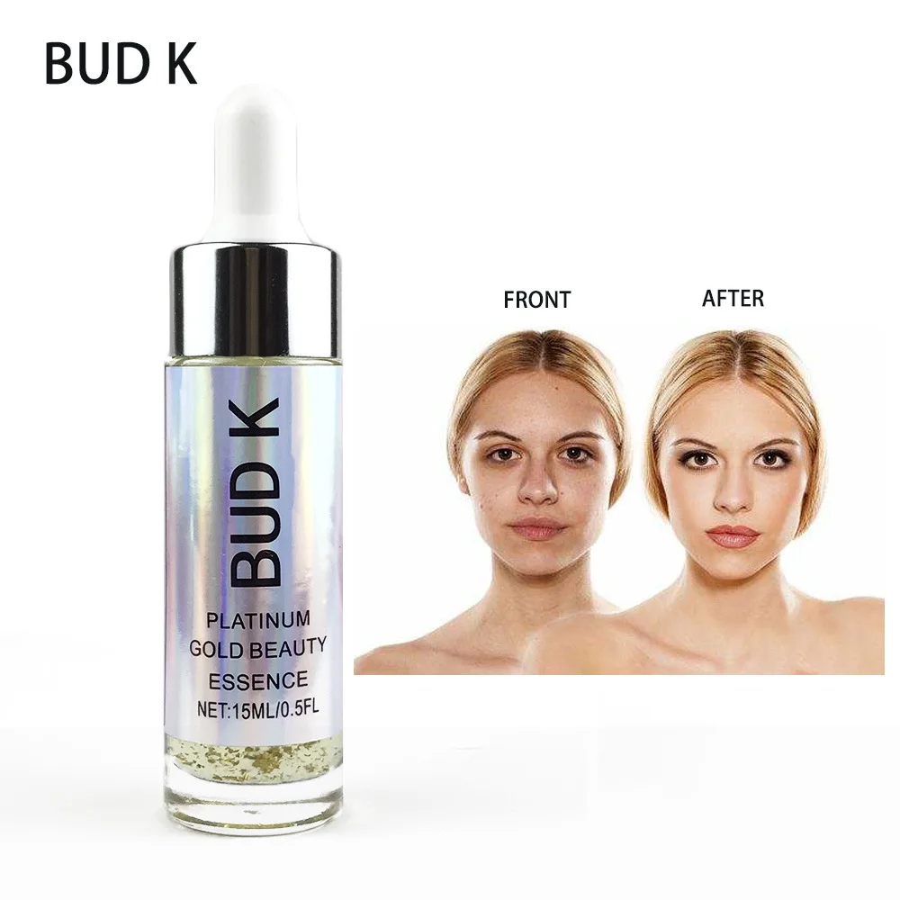 Сывороточная эссенция BUD K 24K цвета розового золота увлажнение против морщин