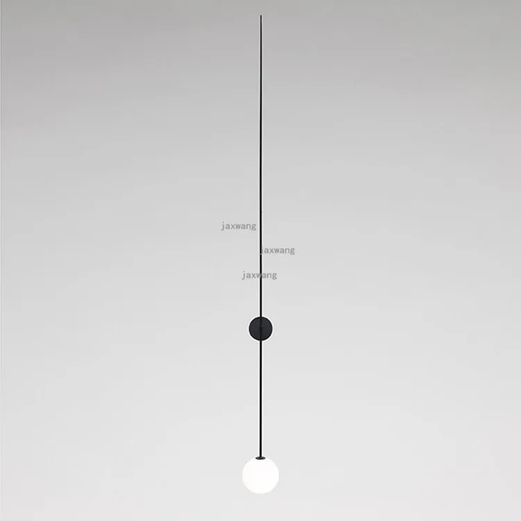 Нордический настенный светильник минималистичный современный простой офисный настенный светильник для спальни настольная прикроватная Luminaria прохода Лофт гостиничный зал светодиодный настенный светильник - Цвет абажура: H 90cm