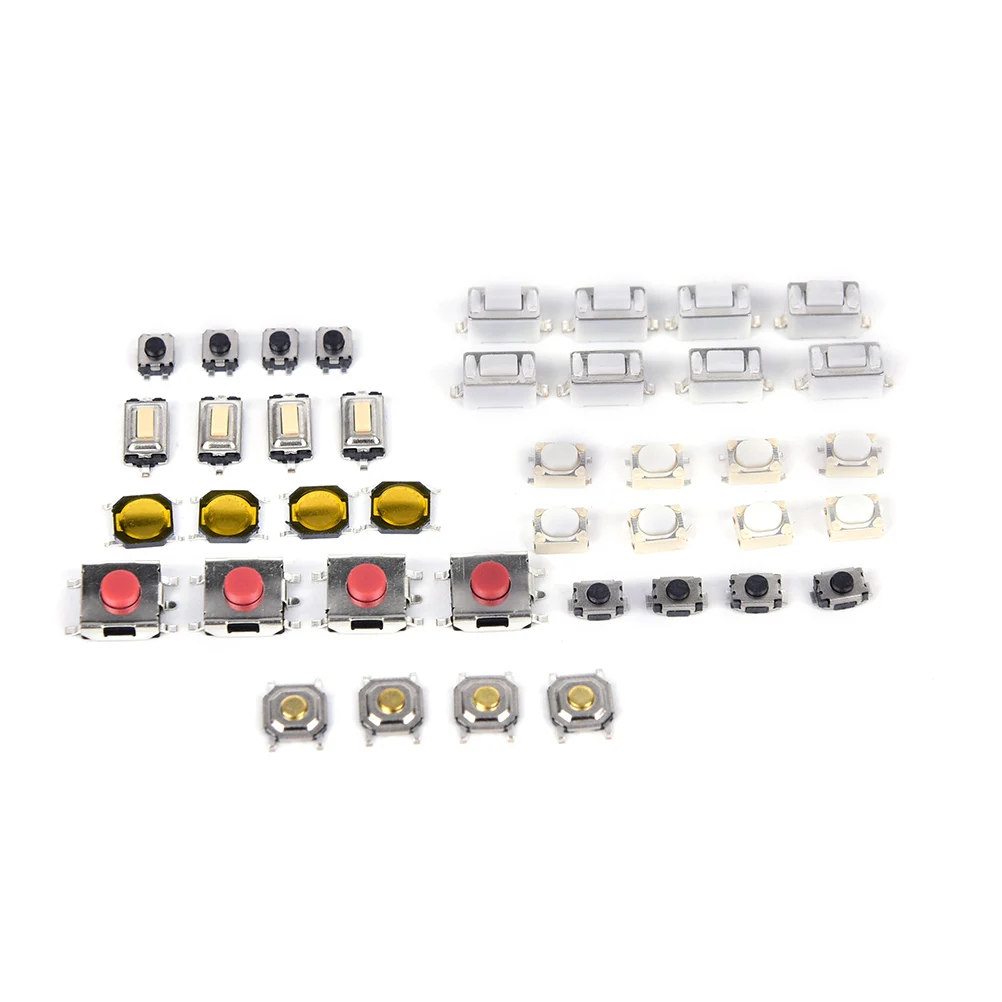 10 Types Tactile Push Button Switch Car Keys Remote Key Button Microswitch 250PCS/LOT