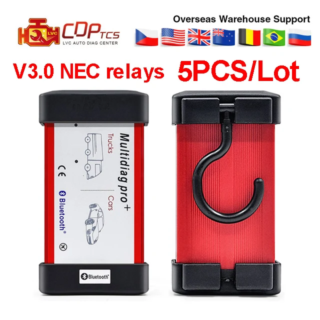 

5pcs/lot Multidiag Pro as CDP TCS bluetooth 2016.00 keygn software Cars Trucks OBD2 auto Scanner OBDII diagnostic tool