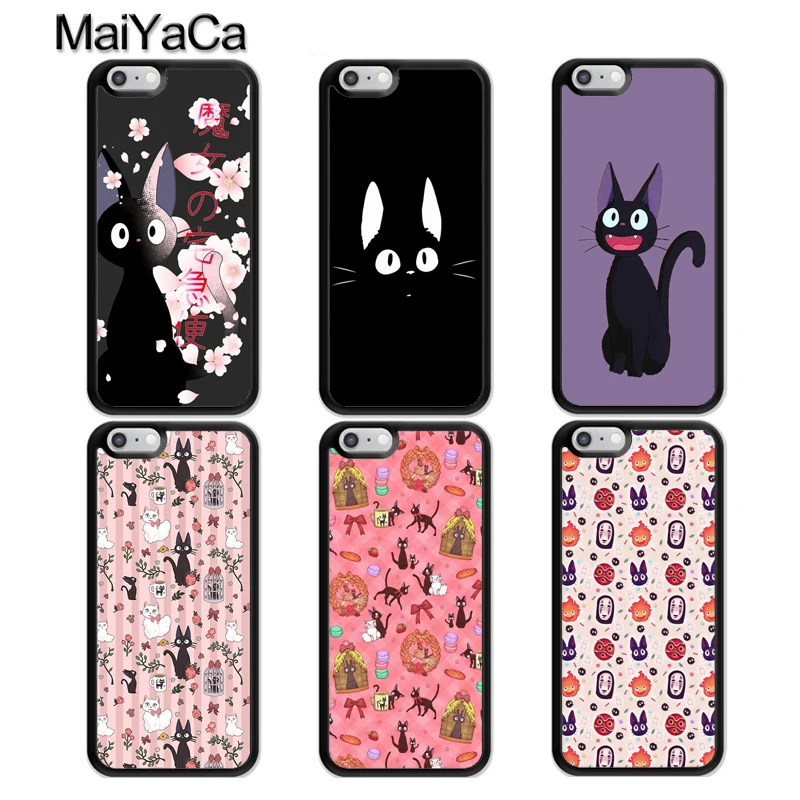 MaiYaCa Jiji Cat TPU Phone Case For iPhone X XR XS MAX 6S 6 7 8 Plus 5S
