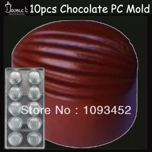 Шоколада с фундуком прозрачный Поликарбонат Пластик, 4.8x4.5x2.8cm* 10 чашек поделки ручной работы Шоколад ПК, шоколад хлебобулочные Инструменты