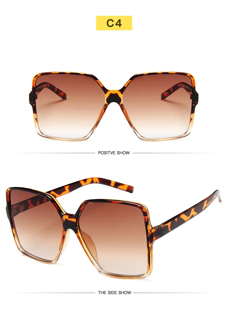 Винтажные Квадратные Солнцезащитные очки больших размеров для женщин, мужские роскошные брендовые черные коричневые солнцезащитные очки с большой оправой, женские солнцезащитные очки Ocuos UV400