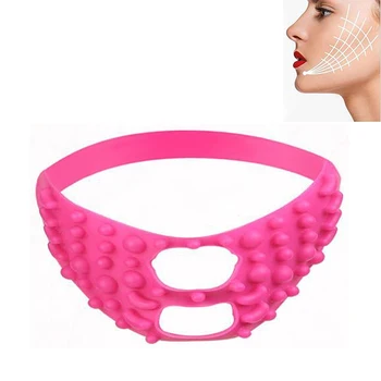 

Silicone Face Lifting Mask Facial Slimming Anti-wrinkle Chin Strap V Face Bandage Belt Skin Firming Tools Massaging Relaxtion