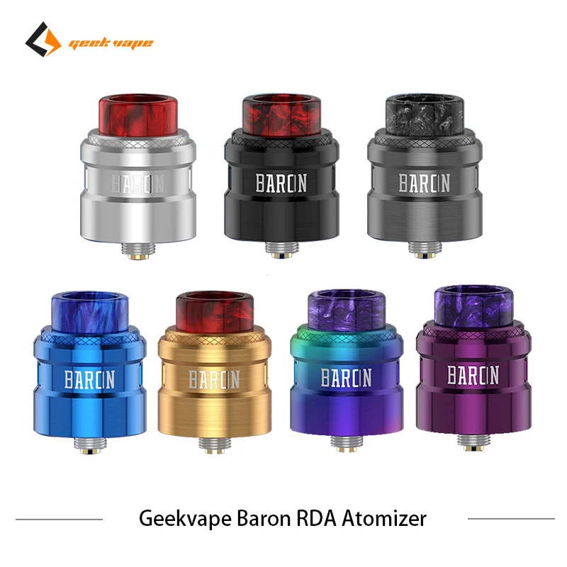 Оригинальная система воздушного потока Geekvape Baron RDA 24 мм атомайзер Squonker 510 vs drop dead