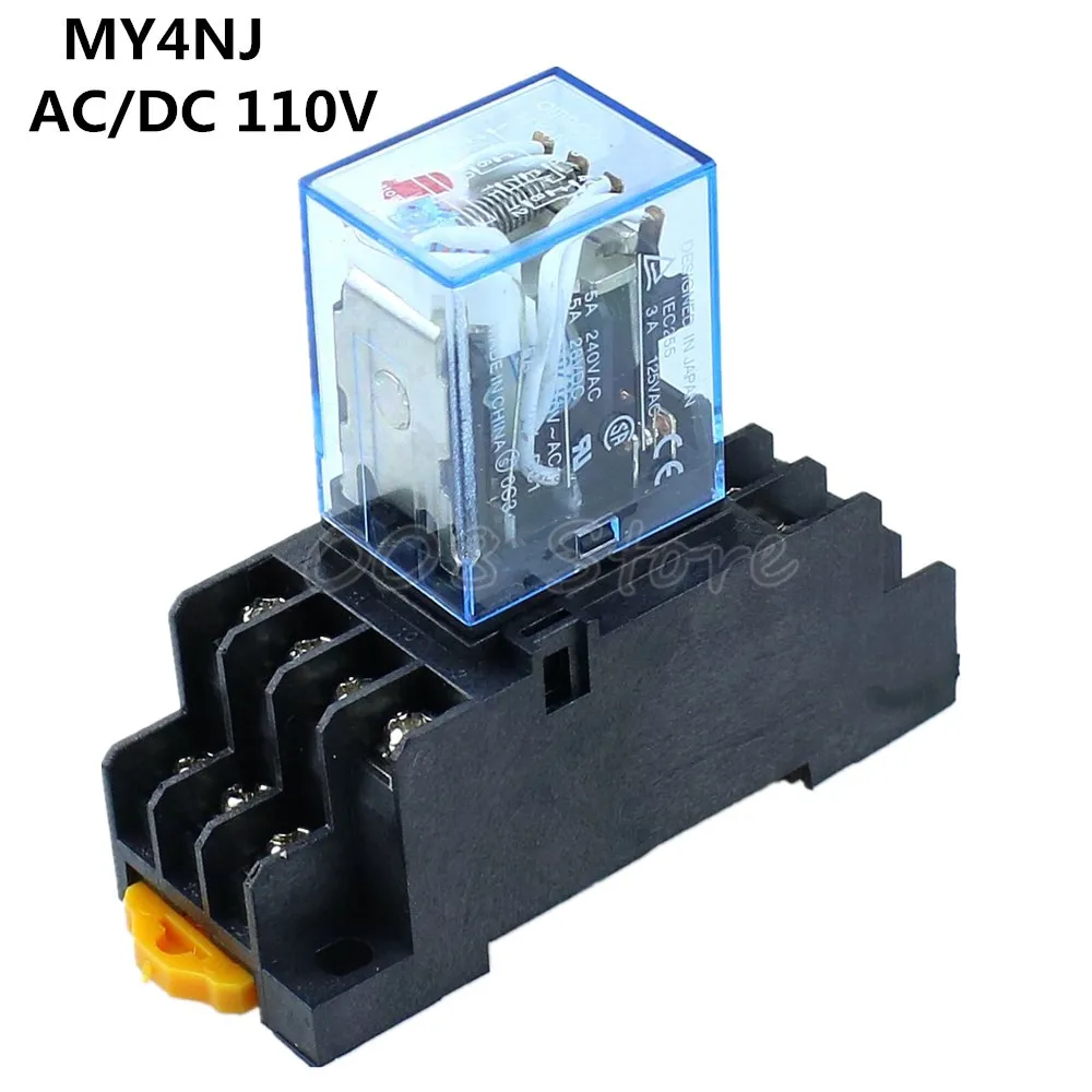 Omron MY4N 120V Ice Cube Relay 14 Pin 5A 