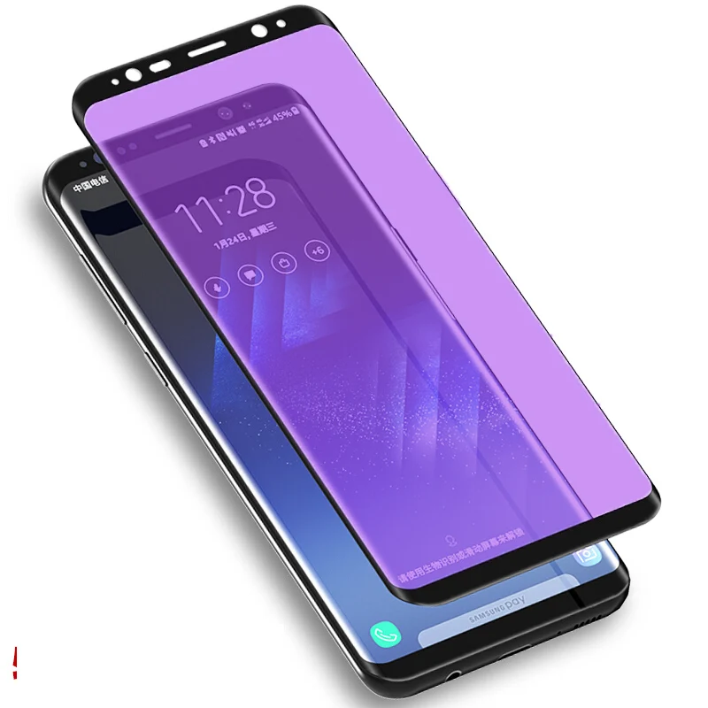 3D полная защита экрана от синего излучения закаленное стекло для samsung Galaxy S9 S8 Plus Защитное стекло для samsung S8 S9 пленка