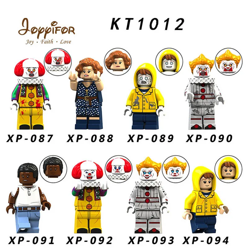

Single New Compatible with LegoINGlys Joker Clown Monster Figure Set Building Blocks Model Kids Bricks Toy for Children