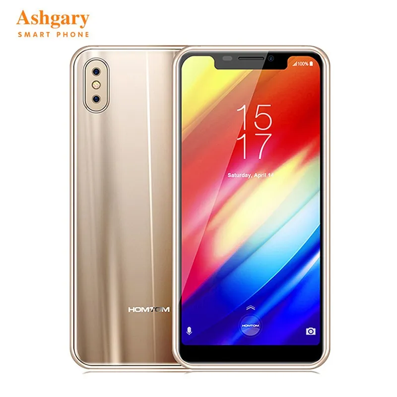 Homtom H10 4G الهاتف الذكي الروبوت 8.1 Phablet 5.85 بوصة MTK6750T الثماني النواة 1.5 GHz 4 GB RAM 64 GB ROM 16.0MP + 2.0MP كاميرات الهاتف المحمول