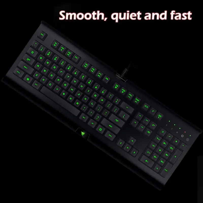 Goedkoop Razer Cynosa 104 Keys Wired Usb Gaming Keyboard Voor Computer W Backlight Membraan Toetsenbord Voor Lol Pubg Games