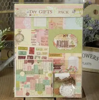 20/40ページスクラップブックdiyフォトアルバムクラフト紙バレンタインデーのギフトの結婚式ゲスト記念旅行メモリーブック
