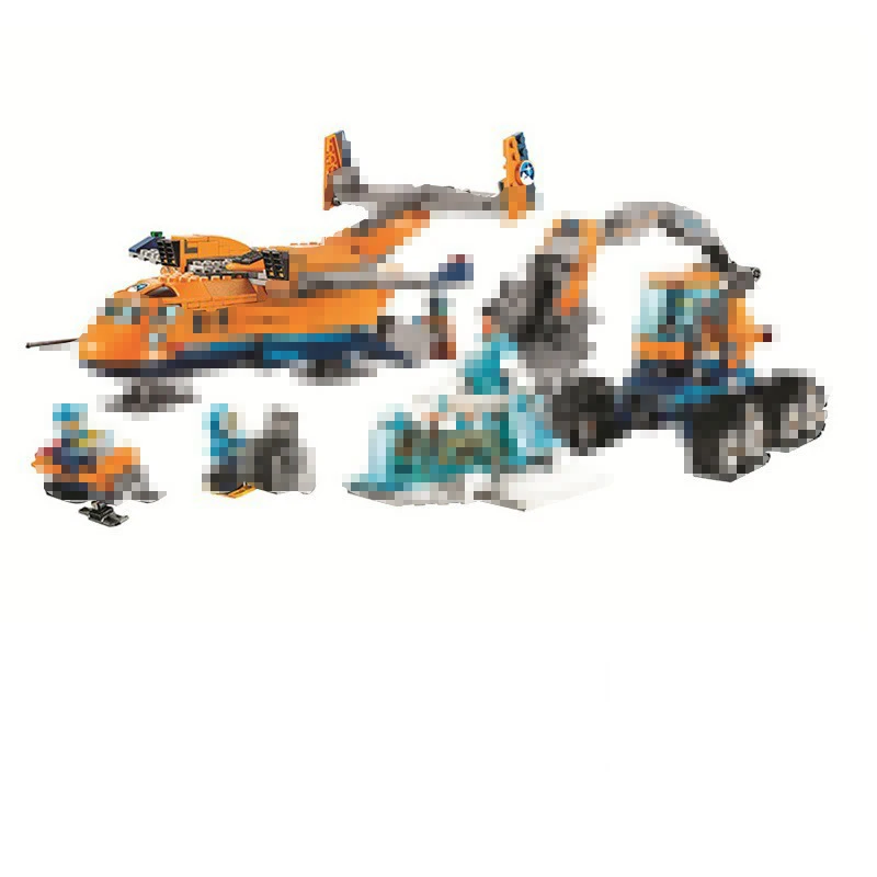 

BELA 10996 731pcs City Arctic Adventure Supply Plane Series Building Block Model Sets Toys For Children Compatible Legos 60196