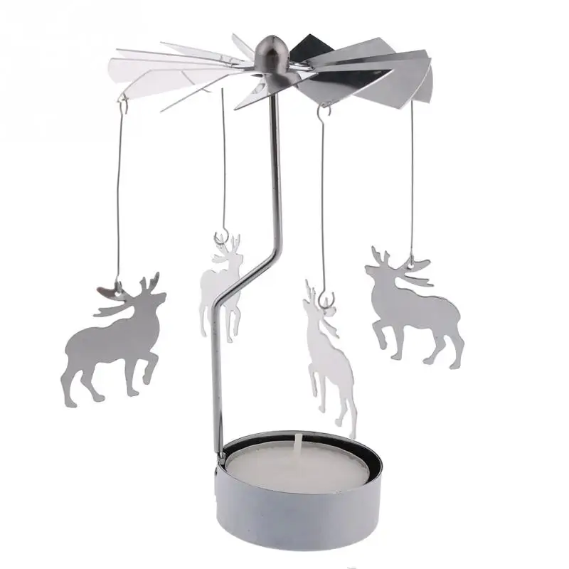 Hot sales Revolving door Windmill Rotation Candlestick Candleholder