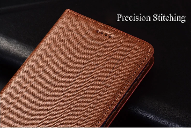 Artesanal de Couro Genuíno do Case da Aleta para Meizu Suporte do Telefone Pro5 Pro6 Pro7 Plus Magnético Bolsa Tampa Pro 5 6 s 7 9 Cheap Estojos dobráveis