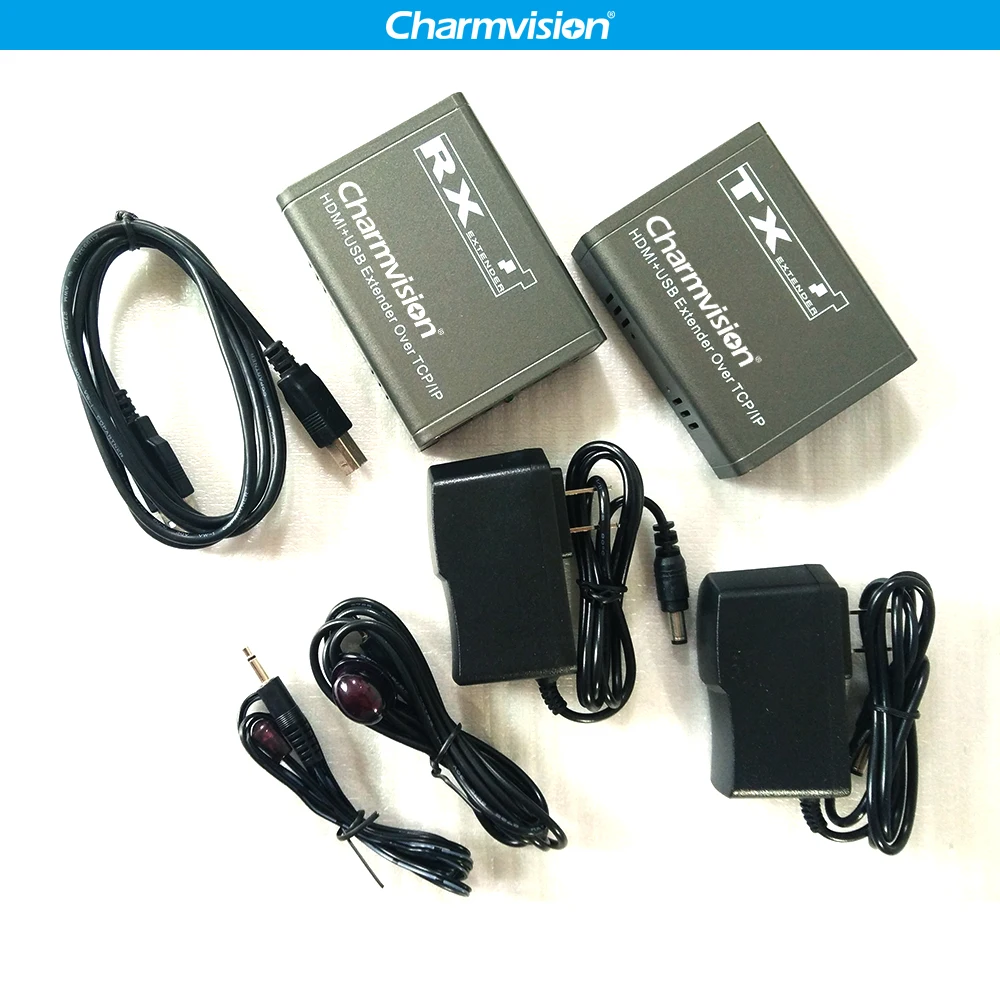 Charmvision IP KVM 120HU 120m IP KVM USB HDMI Extender