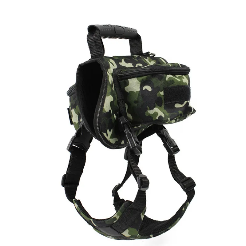 

Venxuis Luxury Outdoor Pet Backpack For Large Dog Adjustable Dog Sport Saddle Bag Harness Carrier For Traveling Hiking Camping