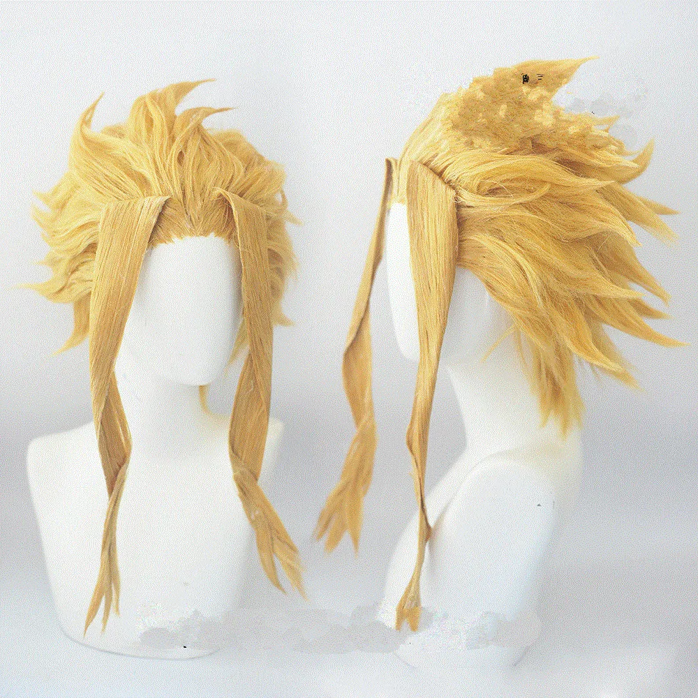 Парик из аниме My Hero Academia All Might Yagi Toshinori Boku no желтый парик для костюмированной
