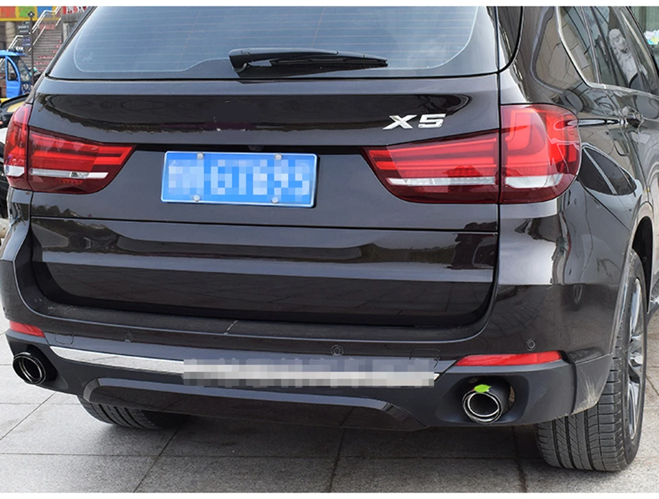 Akrapovic выхлопных углеродного волокна наконечник на глушетель для BMW X6 F16 E71 X5 F15 E70 E53 X1 F48 M производительность