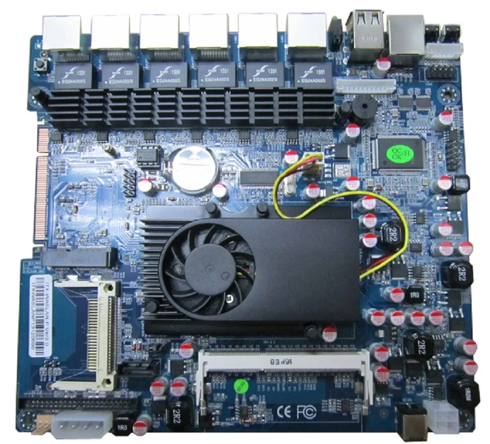 Причастником R5 vpn-маршрутизатор Intel 1037U/2117U 2G ram 8G SSD 6 lan портов сервер брандмауэра