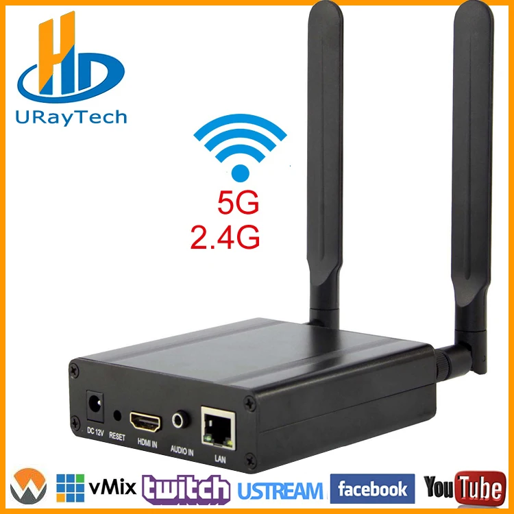 

MPEG4 / H.264 AVC WIFI HDMI Video Streaming Encoder WiFi HDMI Transmitter Live Broadcast Encoder Wireless H264 IPTV Encoder