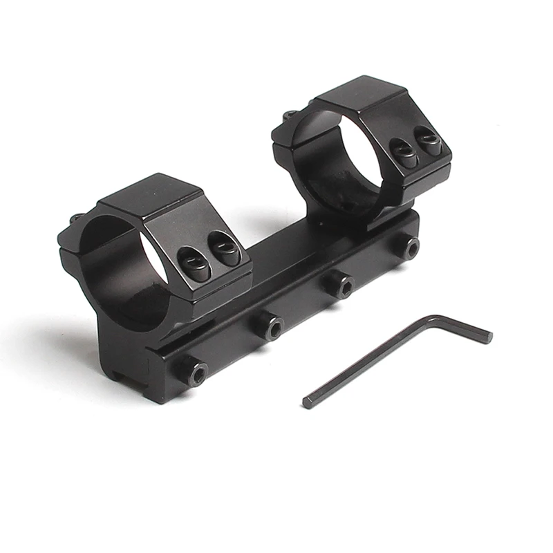 30 MM Double Scope Rings Low Profit Mount For Dovetail Ring 11mm Weaver Rail 100mm Length Hunting Caza Accessories RL2-0026-2