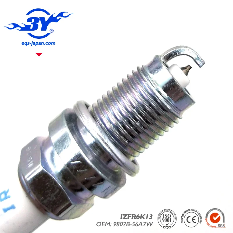4pcs/lot . IZFR6K13 9807B 56A7W Iridium Spark Plug For Honda 2007 2013