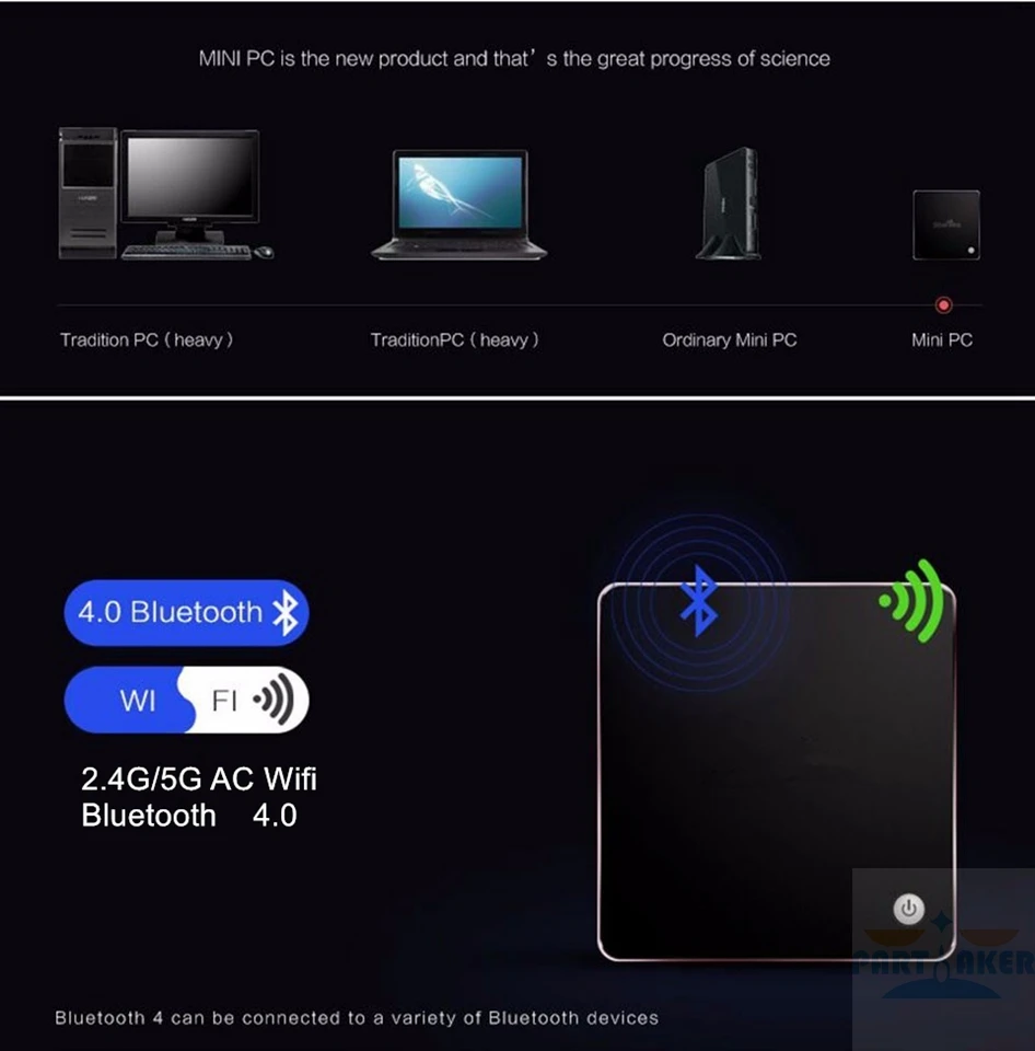 Причастником B15 Intel Core i7 8550U четырехъядерный мини-ПК M.2 B15 NUC Win 10 игровой ПК HDMI 4K HTPC UHD graphics 620 tv Box