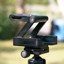 Aluminum Z Type Foldable Camera font b Tripod b font Head Flexible Z Pan Quick Release