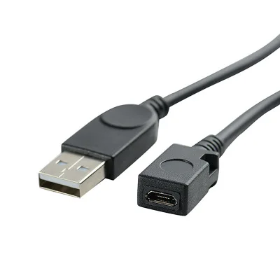 

Black USB 2.0 Male to Micro USB B Type 5pin Female Connector Extension Cable