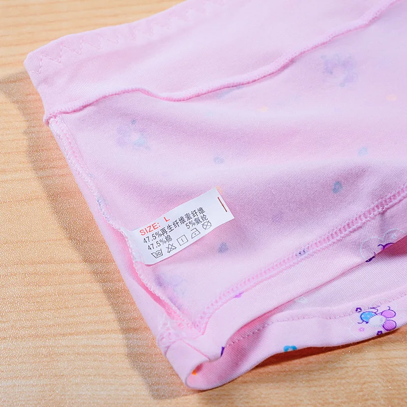 Interior da Criança Cuecas de Algodão Conjunto para Meninas Pacote Meninas Boxer Breve Roupa Pouco Hipster Boyshort Crianças Tamanho 2-12 Anos 5 11 High Quality Mamãe e Bebê