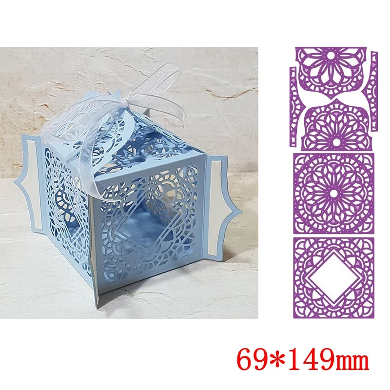 

6pcs/set Lace Edge Panel Metal Cutting Dies Stencils For DIY Scrapbooking Decoration Embossing Supplier Cards Craft Die Cut