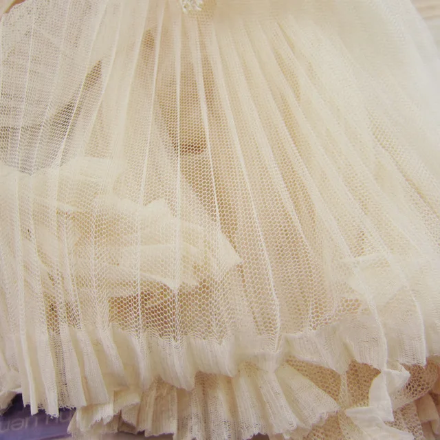 1 предмет, фатиновая сетчатая плиссированная ткань, Прозрачная Жесткая сетчатая газовая ткань для танцевальной юбки, детская одежда - Цвет: 9