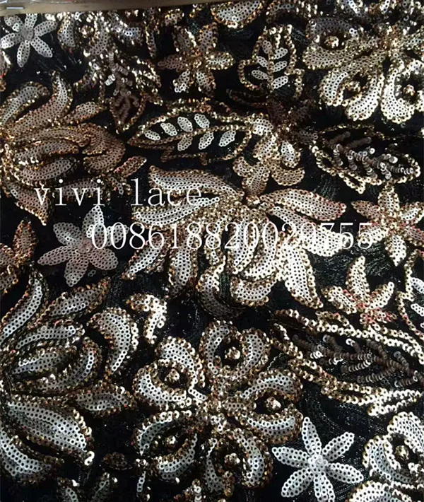 

xw849 sequin embroidery dobby net tulle mesh lace for show/wedding/evening dress/party.